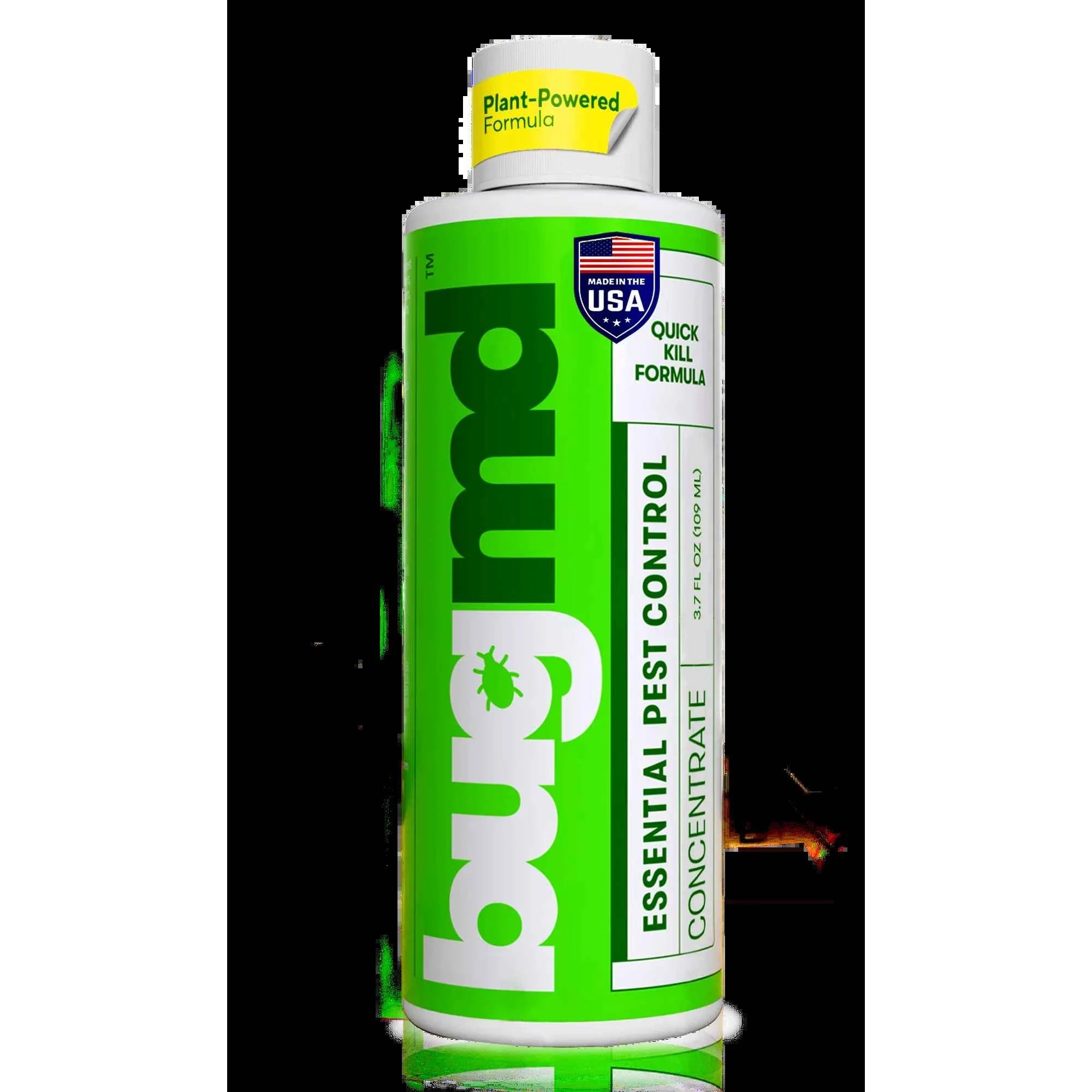 BUGMD Pest Control Essential Oil Concentrate 3.7 oz - Plant Powered Bug Spray, Kills Bugs Spiders Fleas Ticks Roaches, Ant Spray Indoor, Ant Killer for House, Flea Spray for Home, Bed Bug Spray BUGMD Pest Control Essential Oil Concentrate 3.7 oz - Plant Powered Bug Spray, Kills Bugs Spiders Fleas Ticks Roaches, Ant Spray Indoor, Ant Killer for House, Flea Spray for Home, Bed Bug Spray